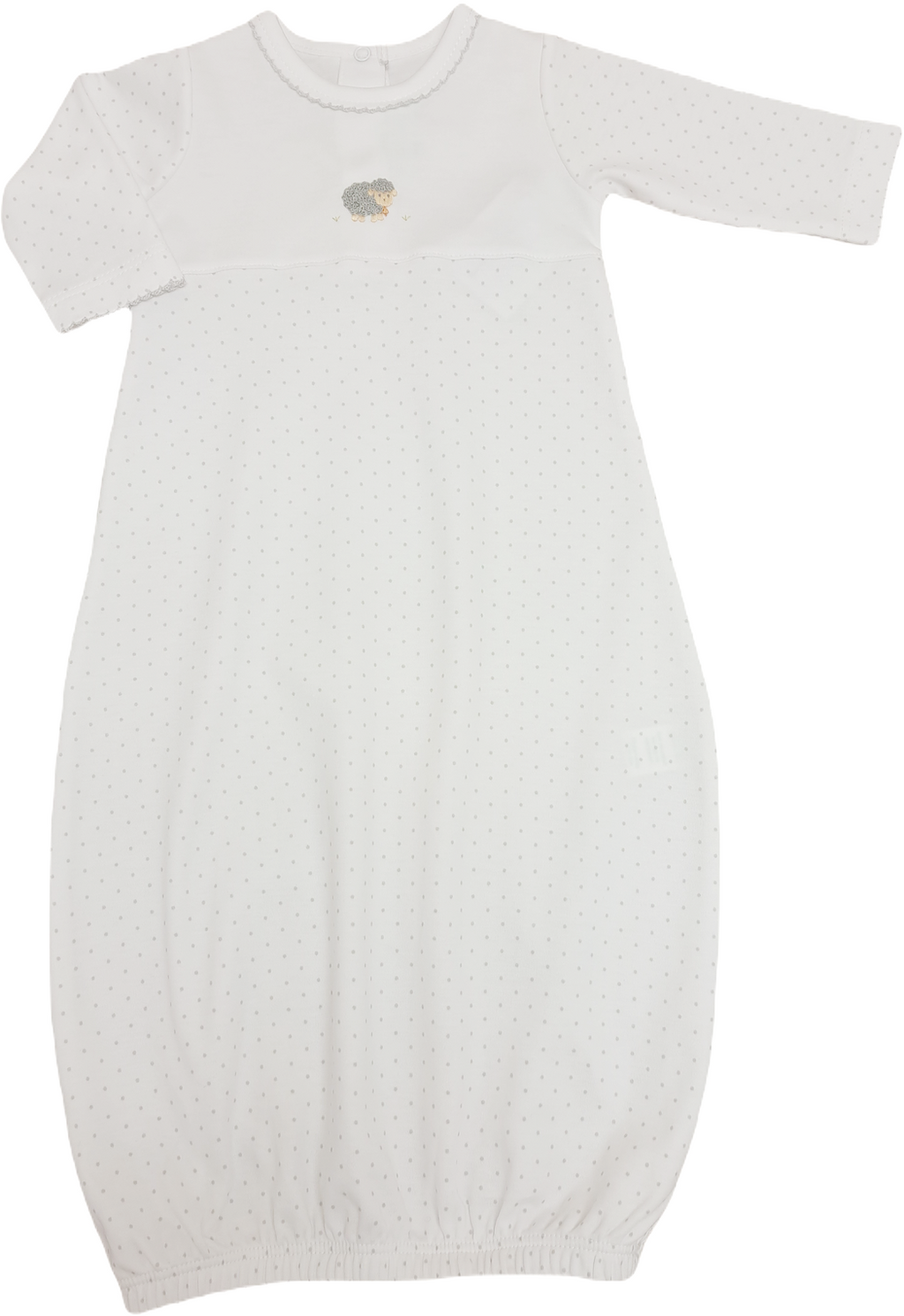 Sheep Unisex-Baby Day Gown Pima Cotton - Little Threads Inc. Children's Clothing