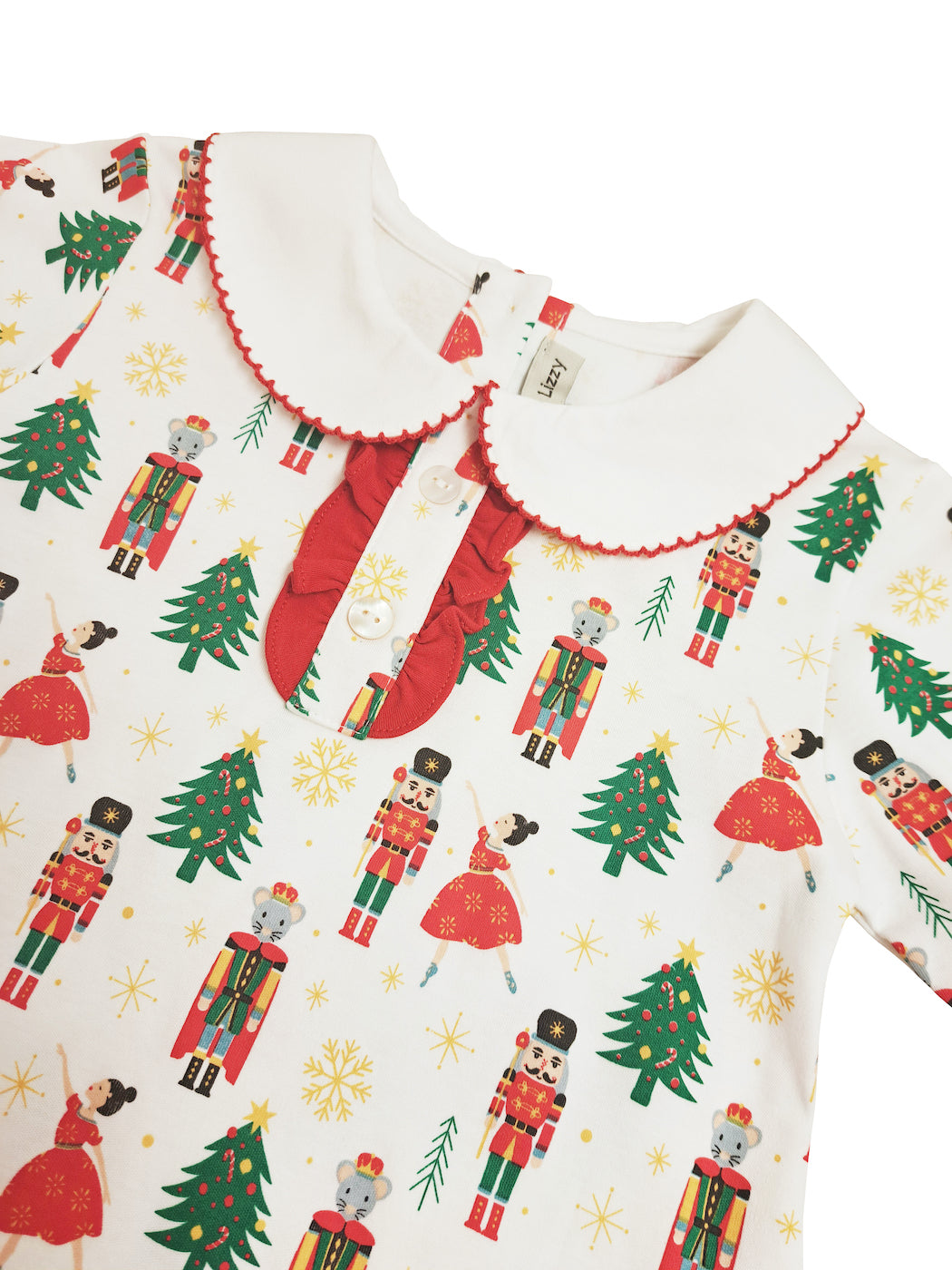 Christmas Nutcracker Print A-line Girl dress - Little Threads Inc. Children's Clothing