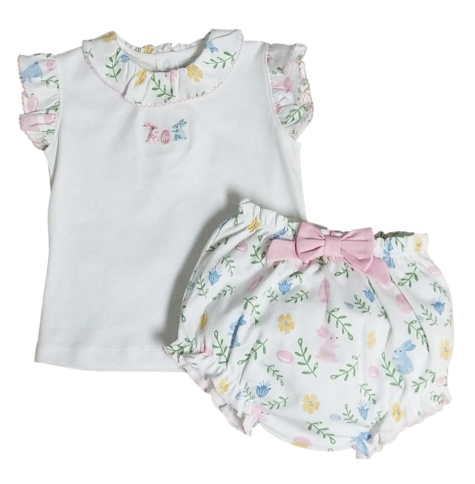 Baby Girl Diaper Set Easter Collection - Little Threads Inc. Children's Clothing