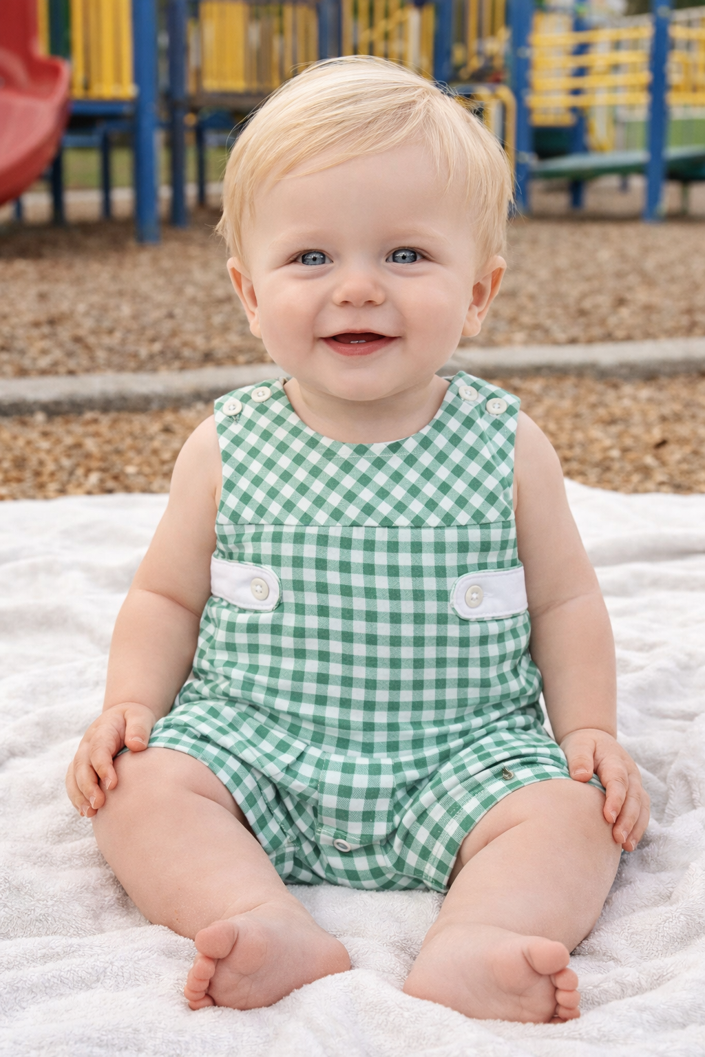 Cherries Boy's Overall - Little Threads Inc. Children's Clothing