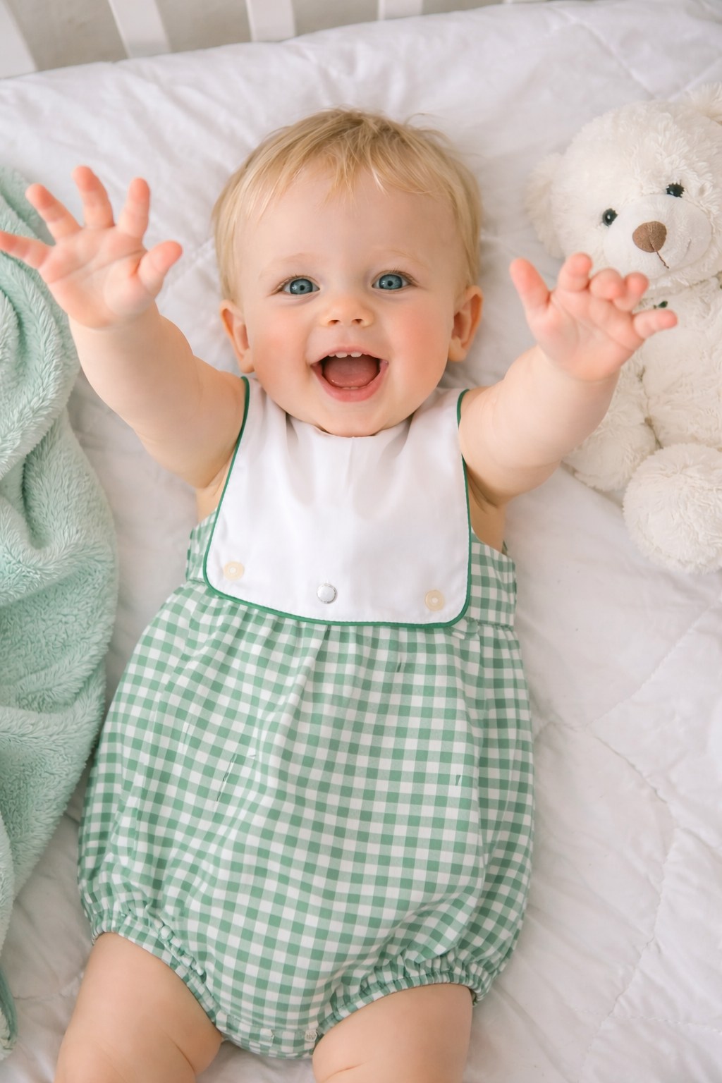 Cherries Boy's Sunsuit - Little Threads Inc. Children's Clothing