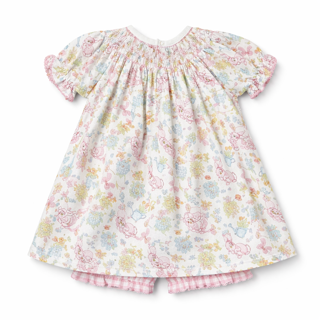 Easter Bunnies Bishop Dress - Little Threads Inc. Children's Clothing