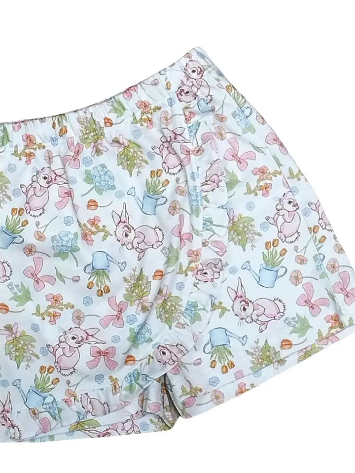Easter Bunnies Girl's Skort Set - Little Threads Inc. Children's Clothing