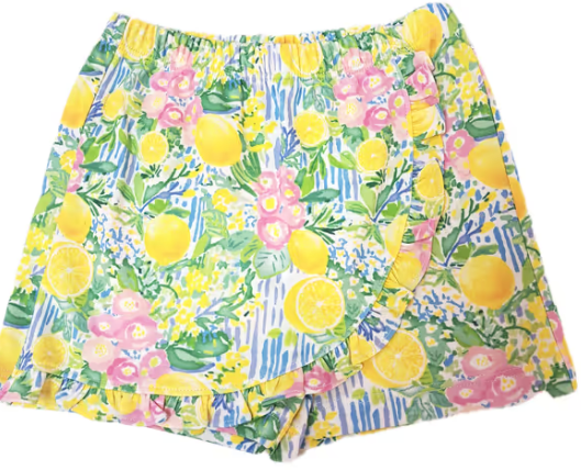 POSITANO COLLECTION Floral print skort