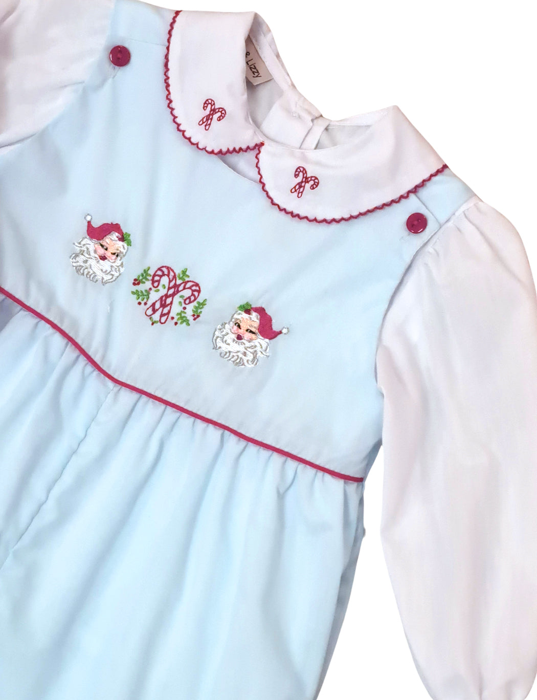 Blue girls bubble set Santa Claus Collection