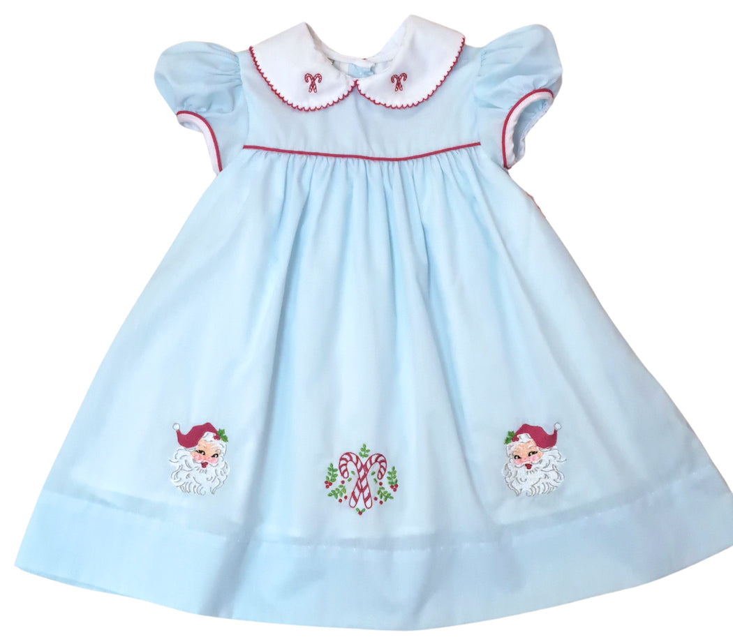 Blue float girls dress Santa Claus Collection