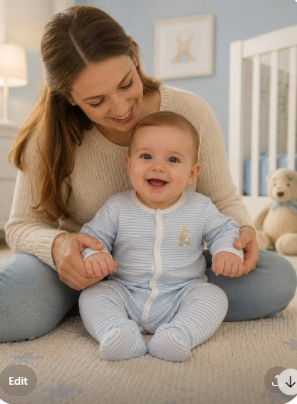 Bunny's baby Boy Footie