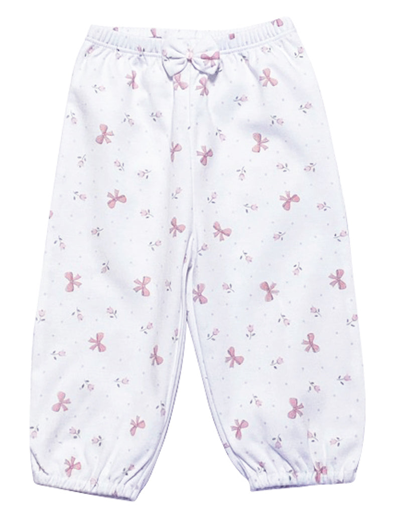 Bows and Print Pants - Little Threads Inc. Children's Clothing