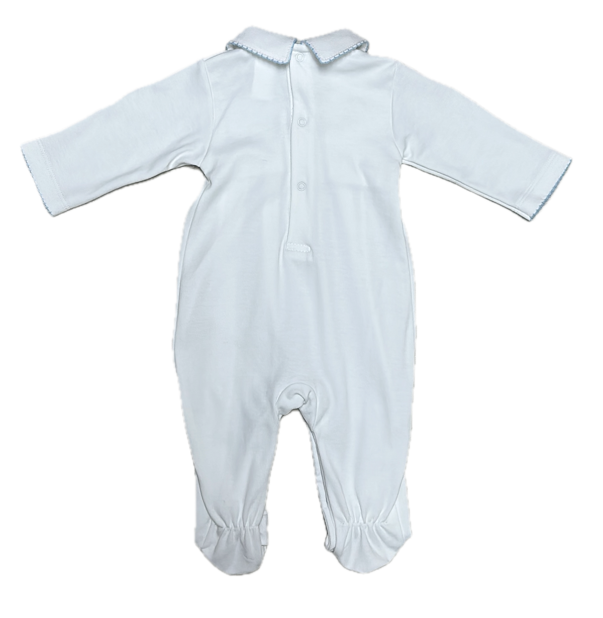 Celine and Tom Baby Boys Smocked Footie