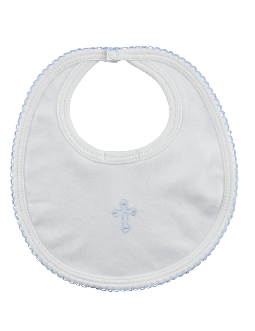 Baby Boy Cross Bib - Little Threads Inc. Children's Clothing