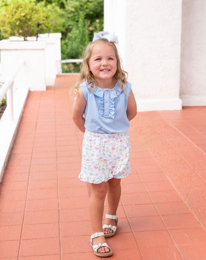 Girl's Skort Pima Cotton Palm Beach Collection