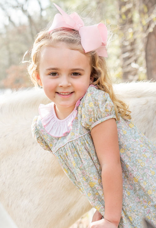 Spring Again Floral Float dress - Little Threads Inc. Children's Clothing