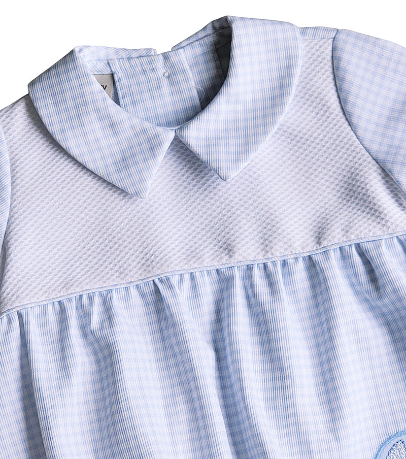 Traffic applique baby boy's romper - Little Threads Inc. Children's Clothing