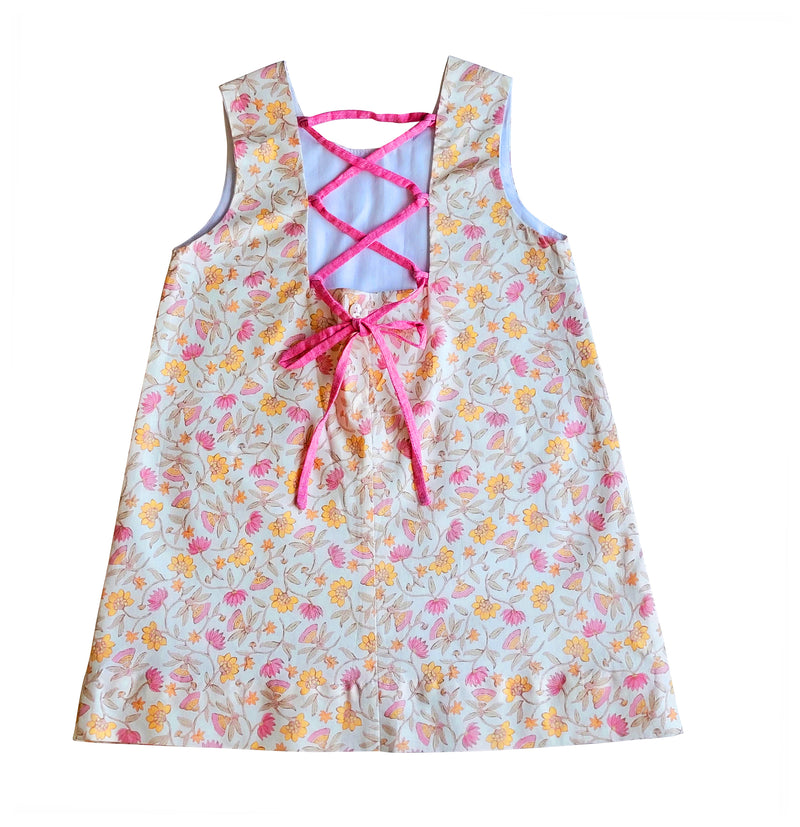 Tessa Collection Floral A line Girl's dress - Little Threads Inc. Children's Clothing