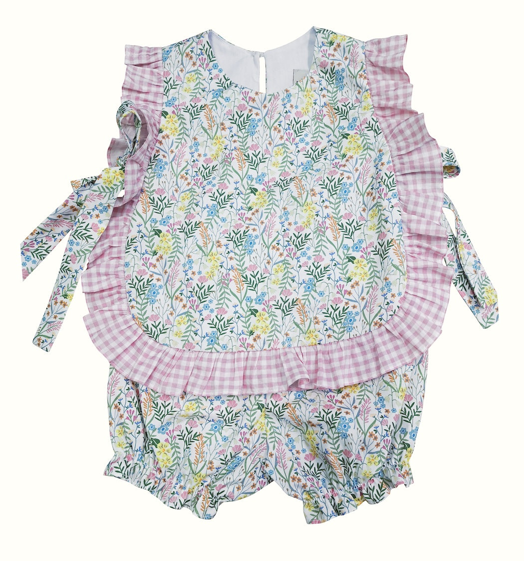"Adrian and Oliver Collection" Adrian Baby Girl's Diaper Set - Little Threads Inc. Children's Clothing