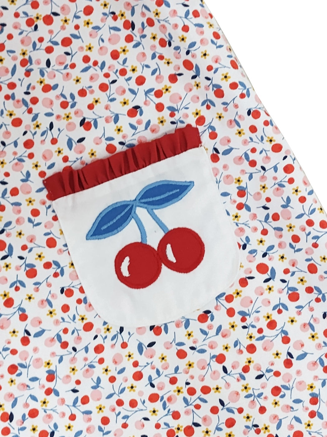Girl's "Cherries Collection" A-line Dress - Little Threads Inc. Children's Clothing