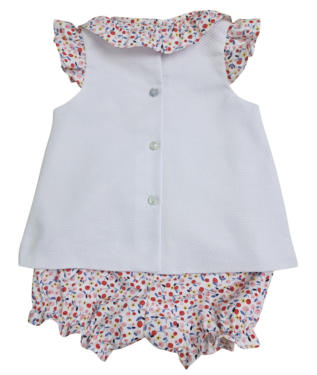 Cherries Applique Baby Girl's Bloomer Set - Little Threads Inc. Children's Clothing