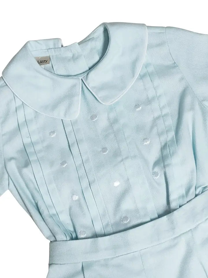 Easter Classic Mint Embroidered fabric Boy's 2 Pc Set - Little Threads Inc. Children's Clothing