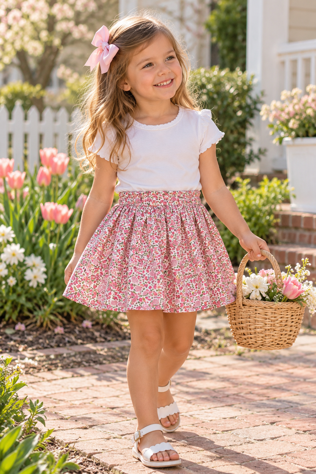 Brooke Girls Skirt - Little Threads Inc. Children's Clothing