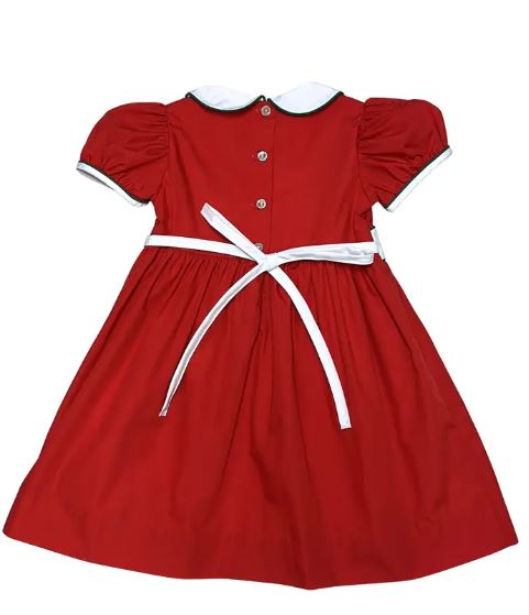 Girls Christmas Hollies Dress