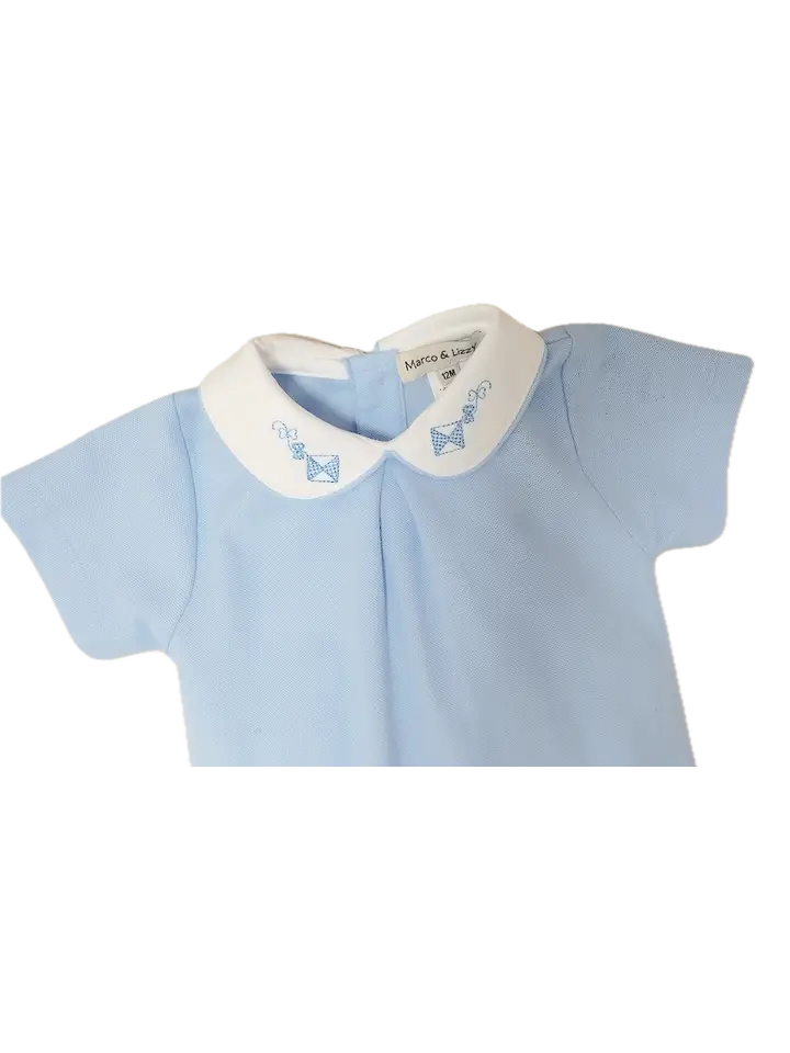 Spring Meadows Boy's Romper - Little Threads Inc. Children's Clothing