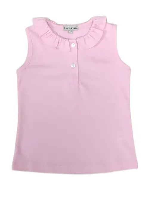 Golf Girl's Light Pink Top - Little Threads Inc. Children's Clothing