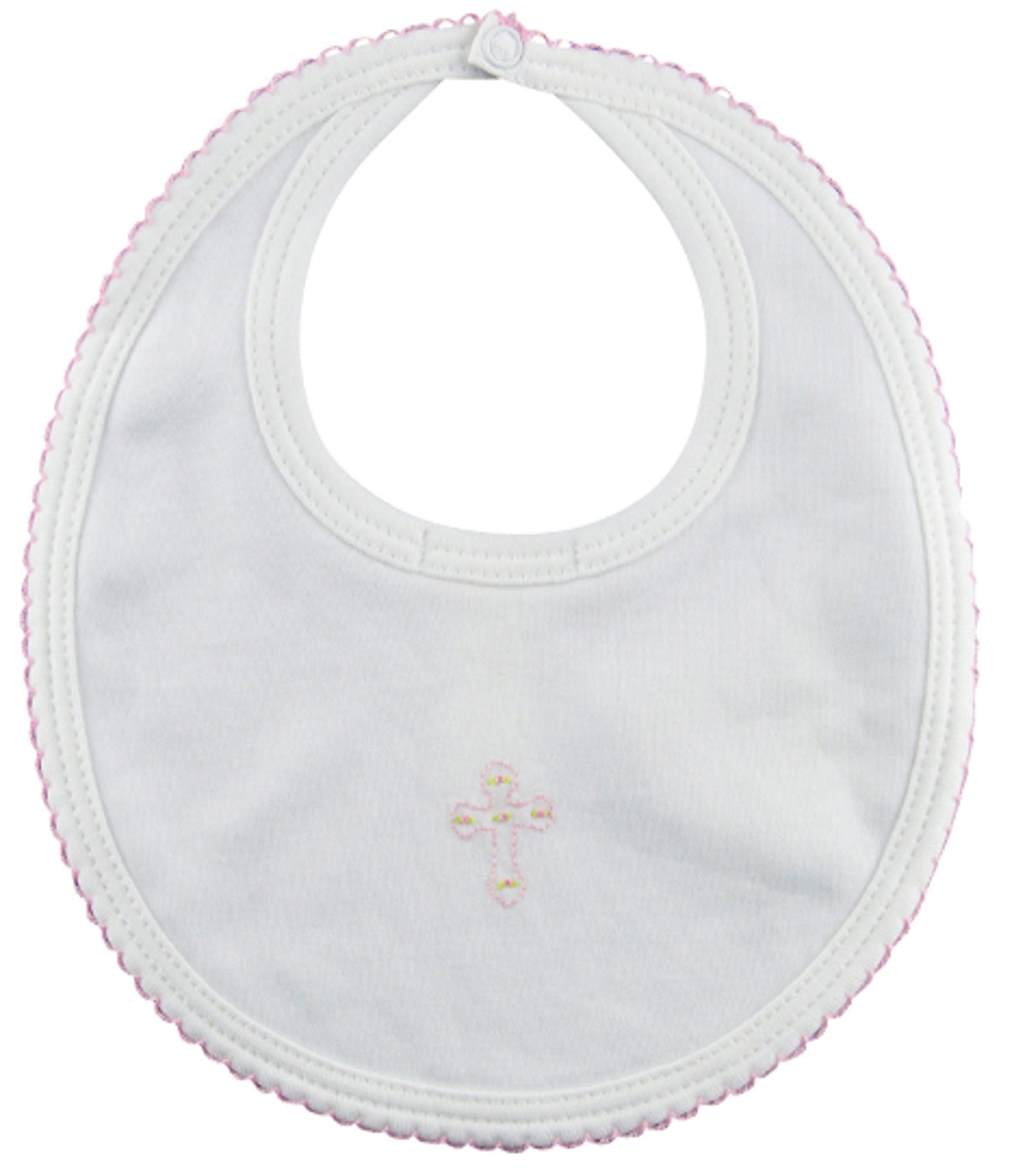 Baby Girl's Cross Bib