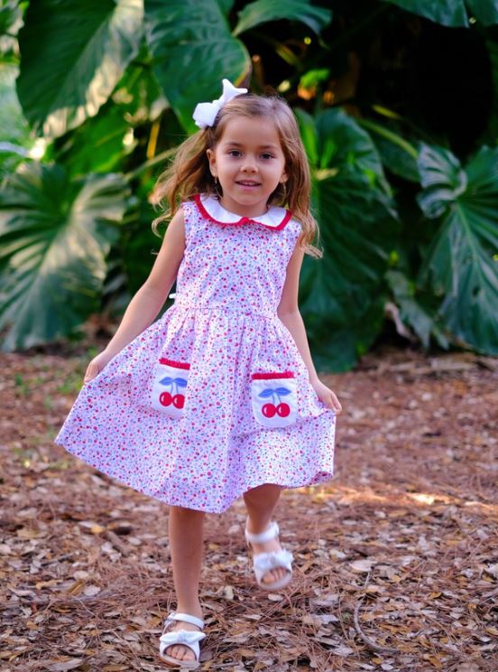 "Cherries Collection" A-line Girl's Dress