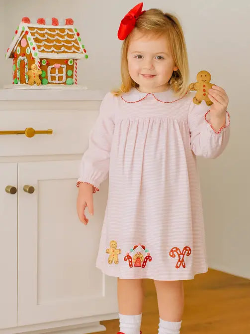 GINGERBREAD GIRLS FLOAT DRESS