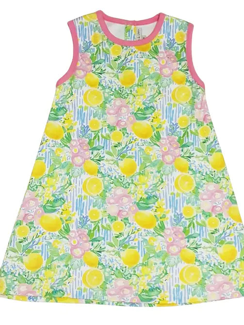 Positano Collection A Line Girl's Dress - Little Threads Inc. Children's Clothing