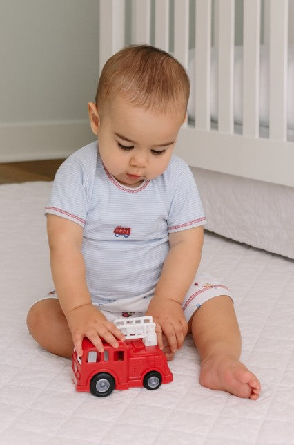 Traffic Baby Boy Pima Cotton Short Set - Little Threads Inc. Children's Clothing