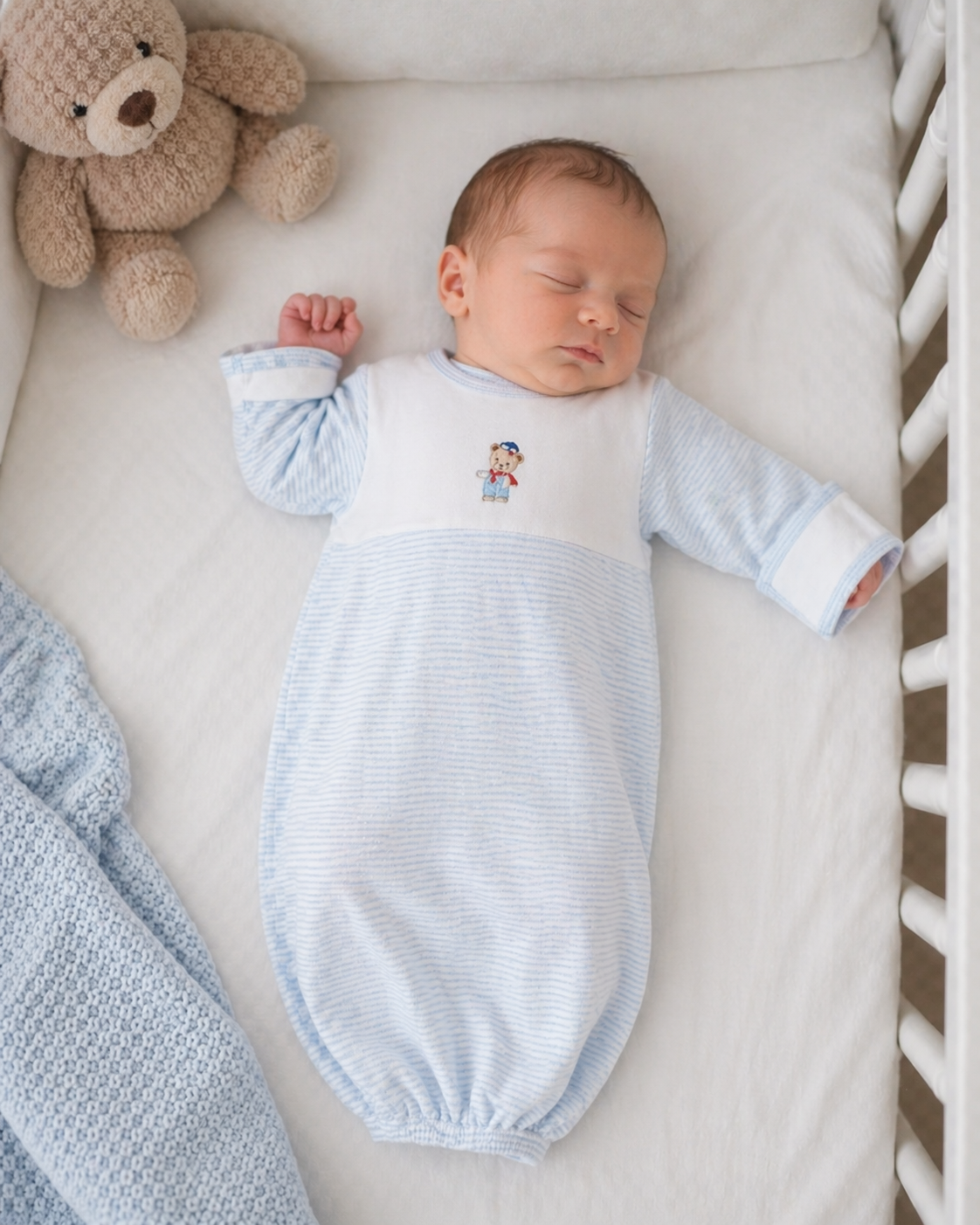 Sailor Bear gown - Little Threads Inc. Children's Clothing