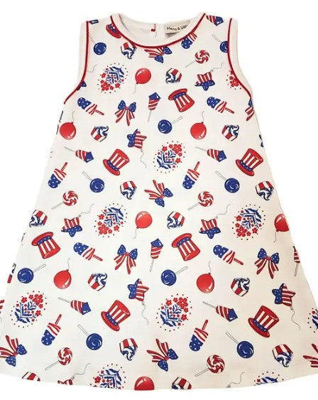 Patriotic Collection Girl's A line dress
