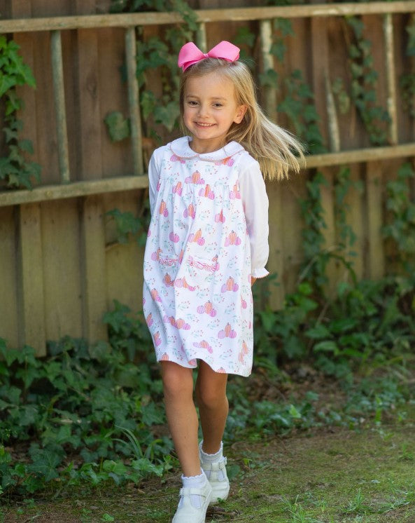 Fall Pumpkin Girl's Jumper Set - Little Threads Inc. Children's Clothing