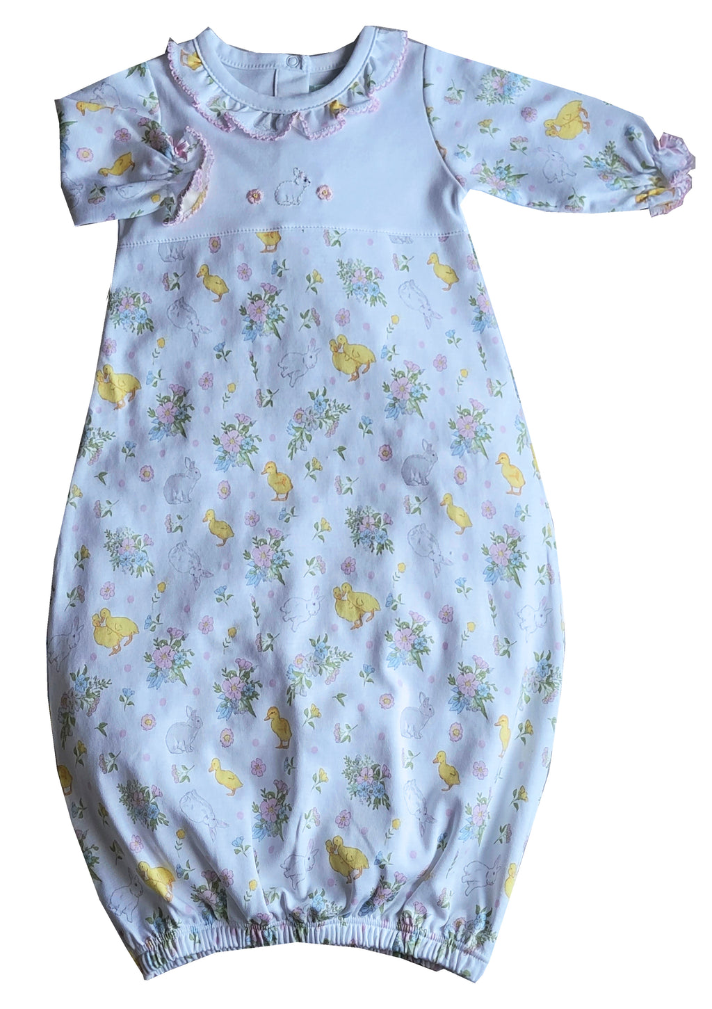 Easter Floral Baby Girl Daygown - Little Threads Inc. Children's Clothing