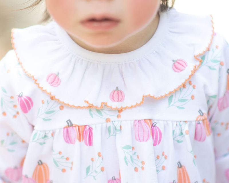 Pumpkin Girl's Bloomer set - Little Threads Inc. Children's Clothing