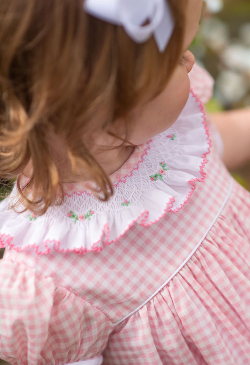 Sophie Pink checks float dress - Little Threads Inc. Children's Clothing