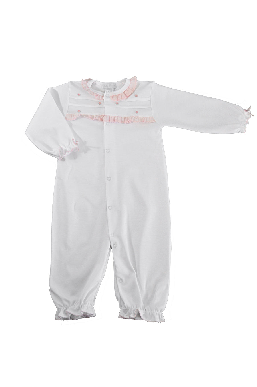 Baby Girl's White Rosebuds Converter - Little Threads Inc. Children's Clothing
