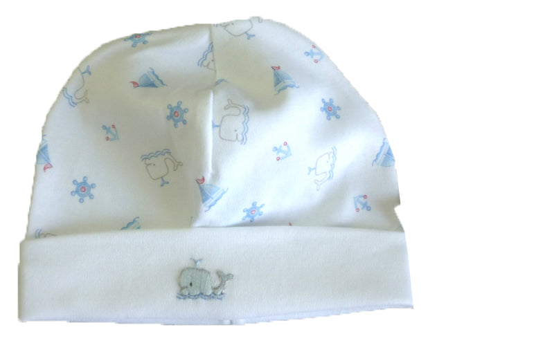 Baby Boy's Sailboat Whale Hat - Little Threads Inc. Children's Clothing