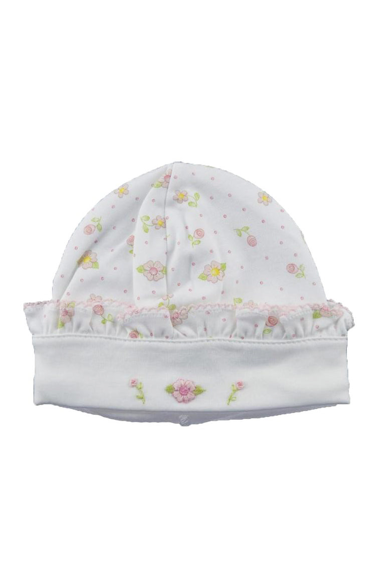 Floral Pink Print Hat - Little Threads Inc. Children's Clothing