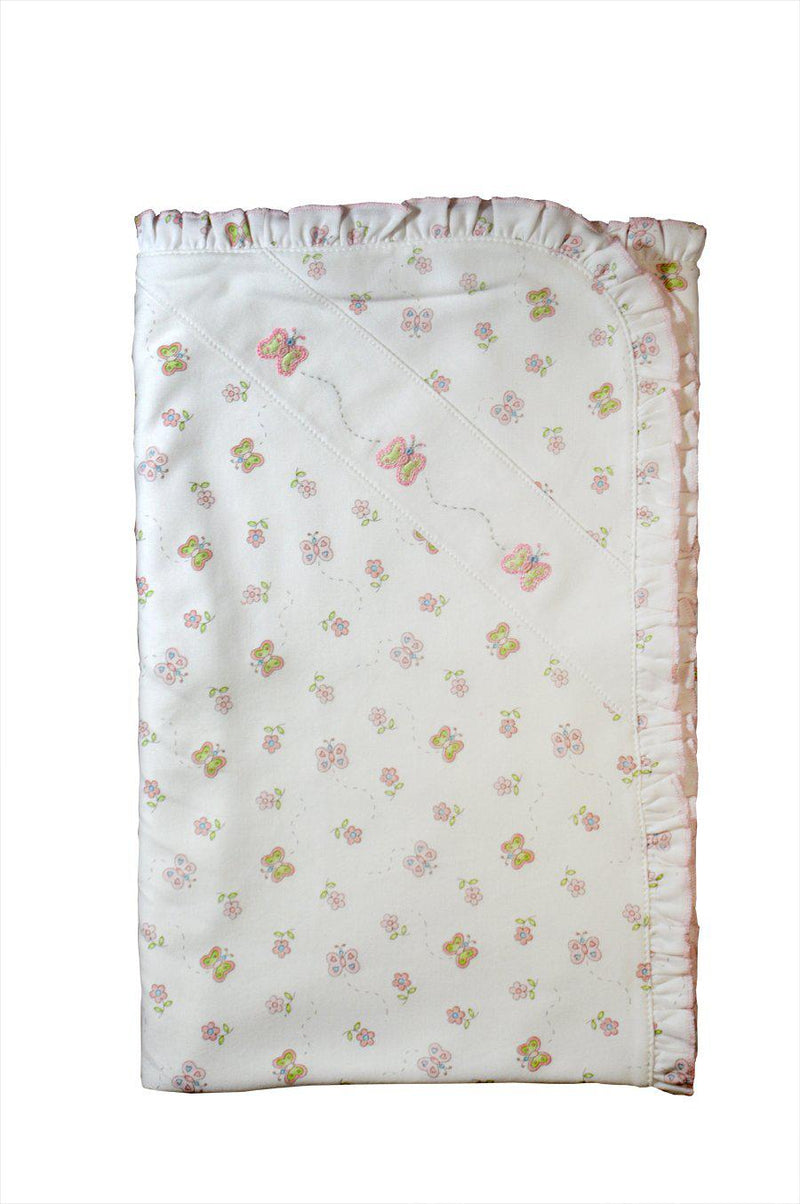 Girl's Butterfly Blanket - Little Threads Inc. Children's Clothing