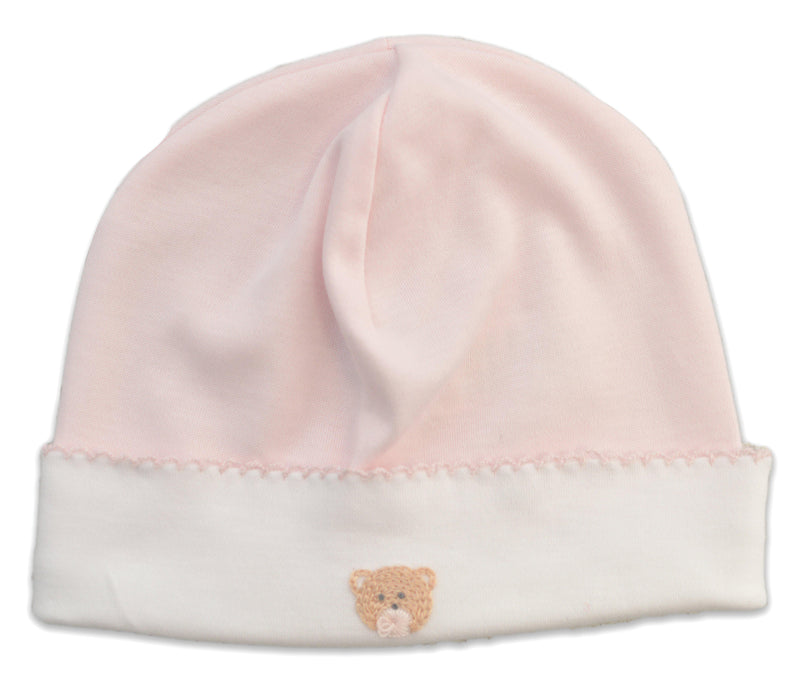 Girls's Bear on the Moon Hat - Little Threads Inc. Children's Clothing