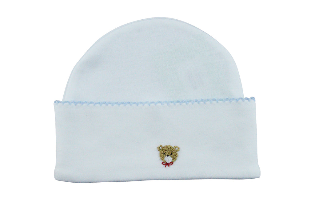 Baby Girl's Blue Bear hat - Little Threads Inc. Children's Clothing