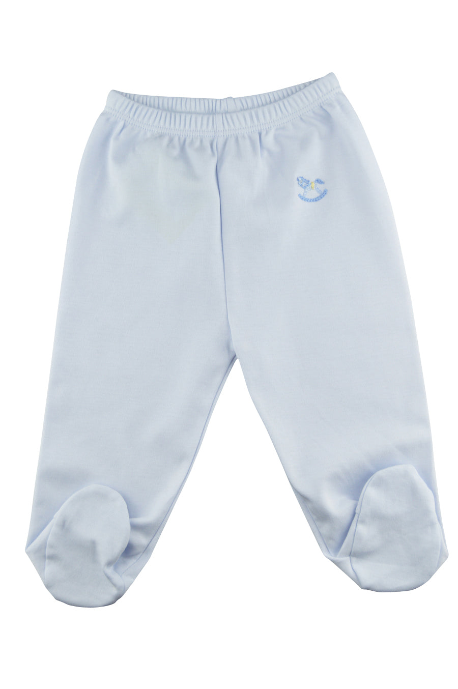 Baby Boy's Blue Rocking Horse Pants - Little Threads Inc. Children's Clothing