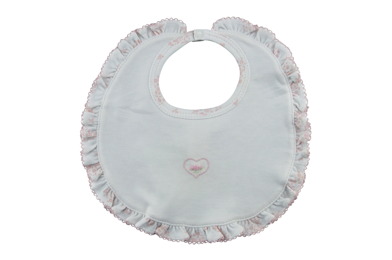 Baby Girl's Pink Sweetheart Bib - Little Threads Inc. Children's Clothing