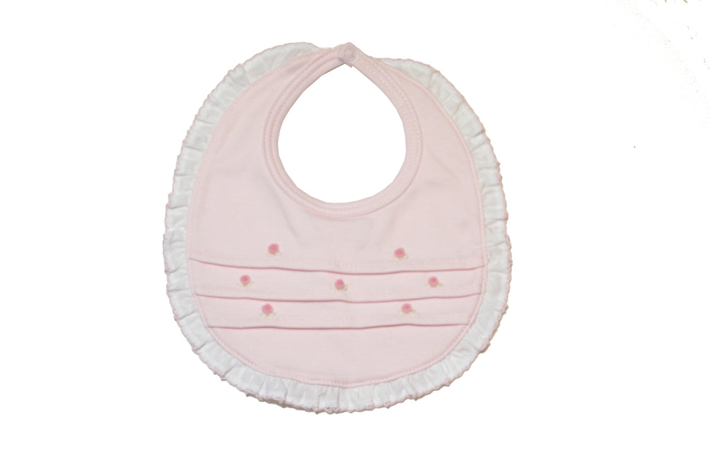 Rosebuds girl's Bib - Little Threads Inc. Children's Clothing