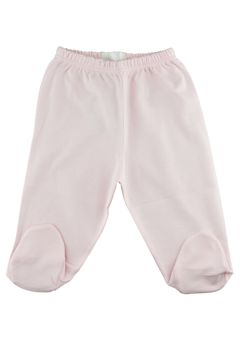 Baby Girl's Pink Footies Pants - Little Threads Inc. Children's Clothing