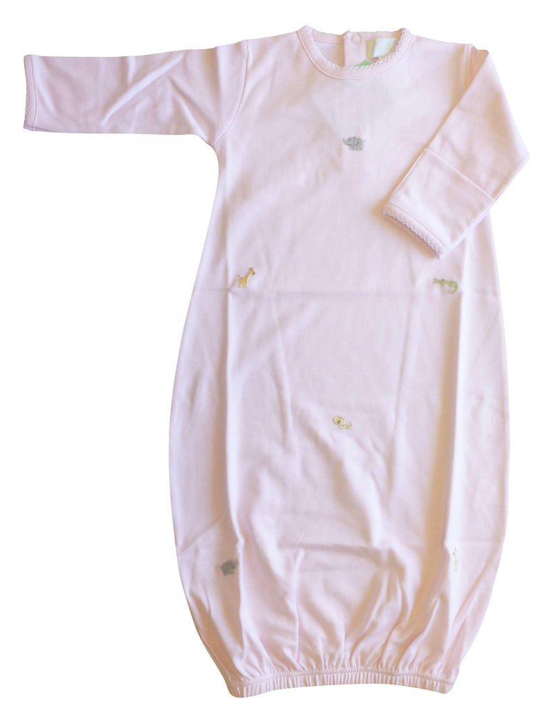 Zoo Pink Daygown - Little Threads Inc. Children's Clothing