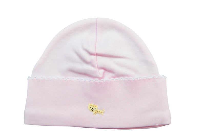 Baby Girl's Pink Zoo Tiger Hat - Little Threads Inc. Children's Clothing