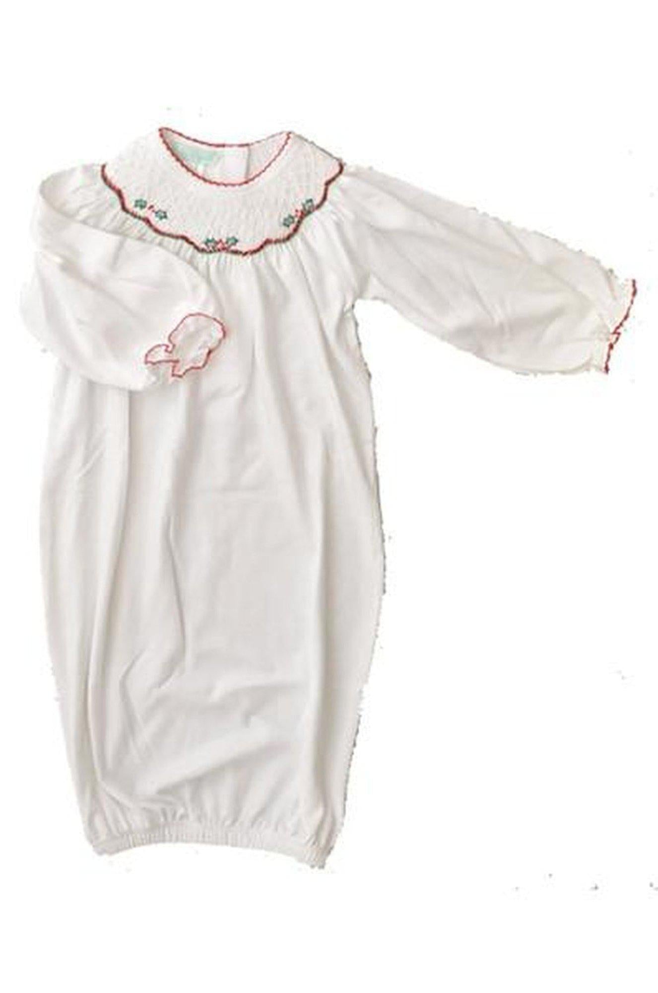Hollies Smocked Girl's Daygown - Little Threads Inc. Children's Clothing